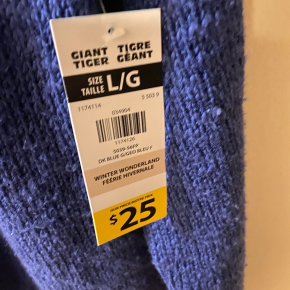 My Style purple knit pullover sweater - size large - NWT - Picture 5 of 7